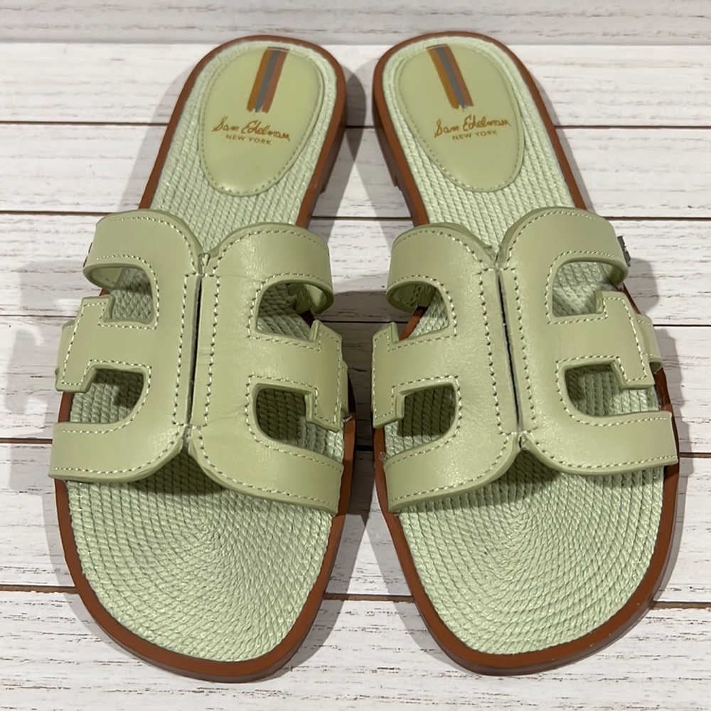 Sam Edelman Pistachio Green Women’s Sandals size 9. New